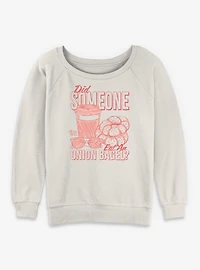 The Devil Wears Prada Onion Bagel Womens Slouchy Sweatshirt
