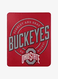 NCAA Ohio State Campaign Fleece Throw Blanket