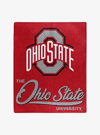 NCAA Ohio State Signature Raschel Throw Blanket