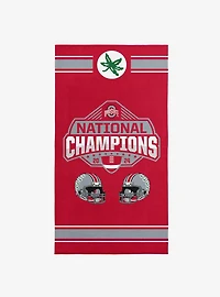 NCAA Ohio State Buckeyes 2024 FBC Parallel Beach Towel