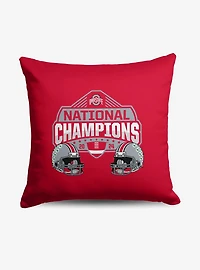 NCAA Ohio State Buckeyes 2024 FBC Champ Stance Throw Pillow
