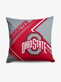 NCAA Ohio State Buckeyes Pulsewave Throw Pillow