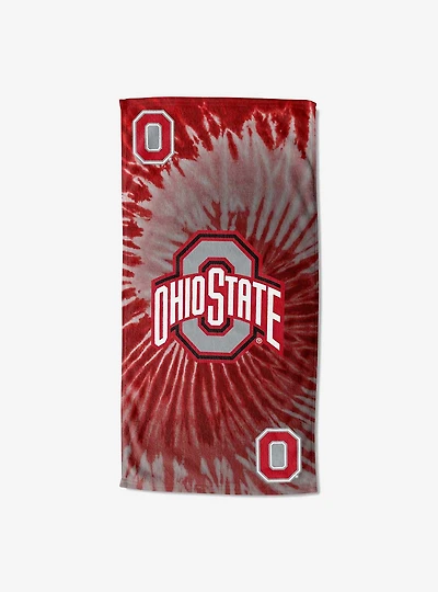 NCAA Ohio State Psychedelic Beach Towel