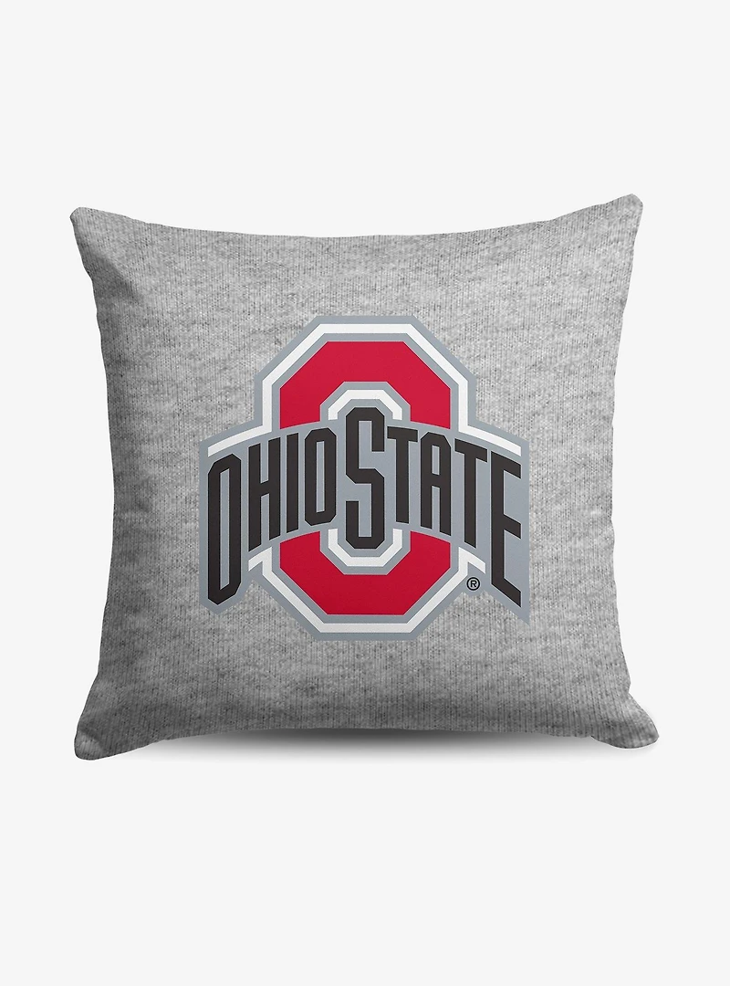 NCAA Ohio State Buckeyes Logo Sweatshirt Pillow