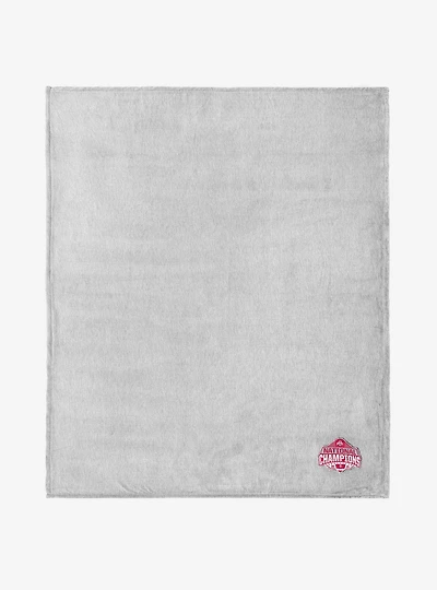 NCAA Ohio State Buckeyes 2024 FBC Champs Logo Sweatshirt Throw Blanket
