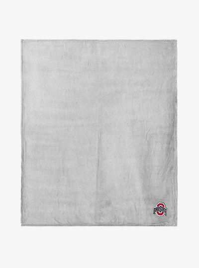 NCAA Ohio State Buckeyes Logo Sweatshirt Throw Blanket