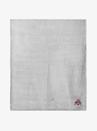 NCAA Ohio State Buckeyes Logo Sweatshirt Throw Blanket
