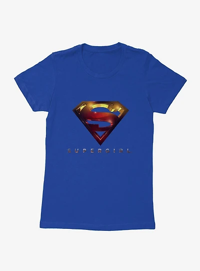 Supergirl Title Logo Womens T-Shirt