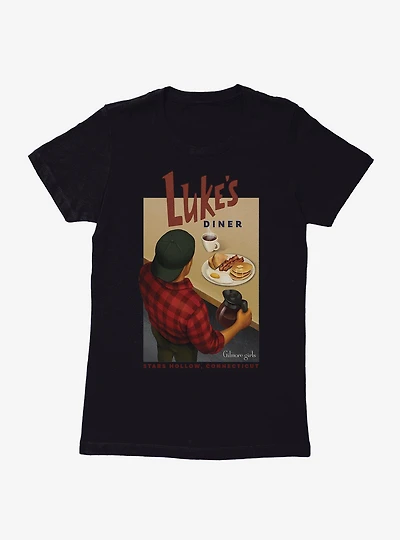 Gilmore Girls Luke's Diner Hartford Connecticut Womens T-Shirt