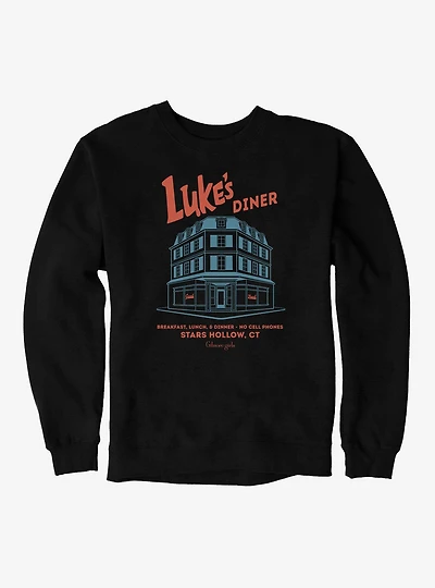 Gilmore Girls Luke's Diner No Cell Phones Sweatshirt