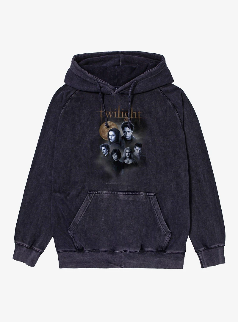 Twilight Full Moon Cullen Family Mineral Wash Hoodie