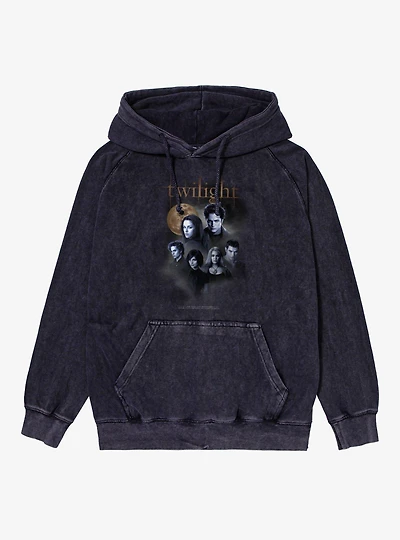 Twilight Full Moon Cullen Family Mineral Wash Hoodie