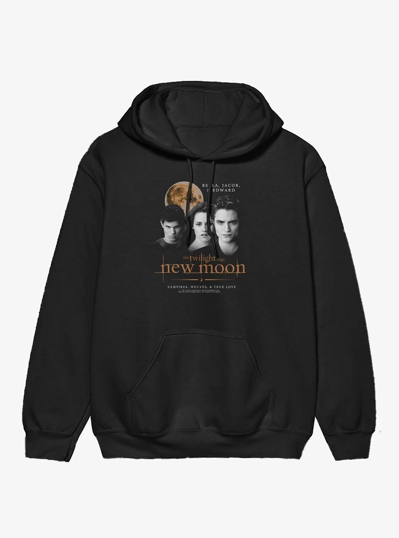 Twilight New Moon Bella, Jacob & Edward Hoodie