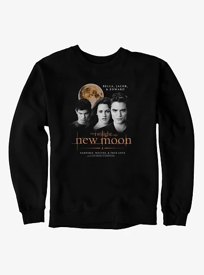 Twilight New Moon Bella, Jacob & Edward Sweatshirt