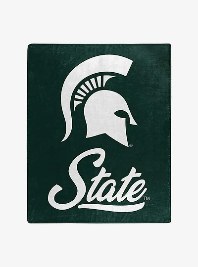 NCAA Michigan State Signature Raschel Throw Blanket