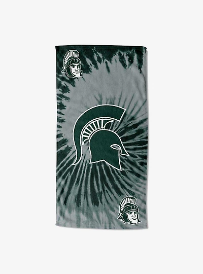 NCAA Michigan State Psychedelic Beach Towel