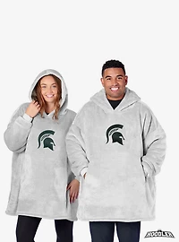 NCAA Michigan State Spartans Heather Grey Hoodler Pullover Hoodie