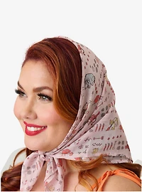 Disney Winnie the Pooh x Unique Vintage Pooh Farms Hair Scarf
