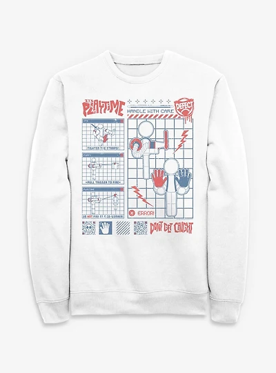 Poppy Playtime Player Scheme Sweatshirt