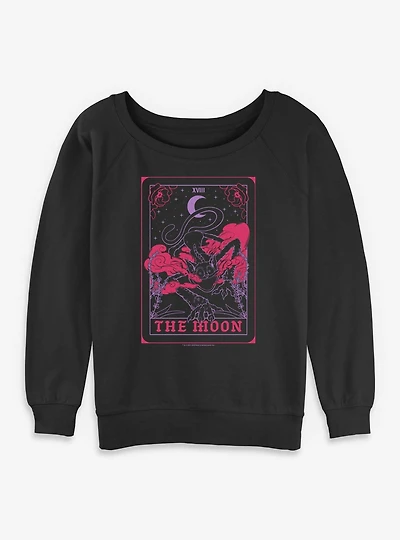 Poppy Playtime Catnap The Moon Tarot Womens Slouchy Sweatshirt