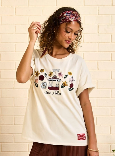 Gilmore Girls Stars Hollow Embroidered Women's T-Shirt - BoxLunch Exclusive