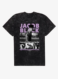 Twilight Jacob Black The Right Monster For You Mineral Wash T-Shirt