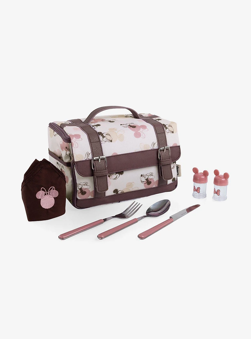 Disney Minnie Mouse Beige with Vintage Pink Sketch Lunch Cooler Bag