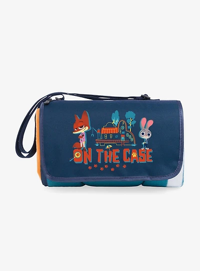 Zootopia Marine Stripe Blue Outdoor Picnic Blanket
