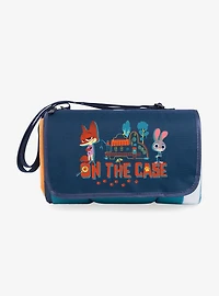 Zootopia Marine Stripe Blue Outdoor Picnic Blanket