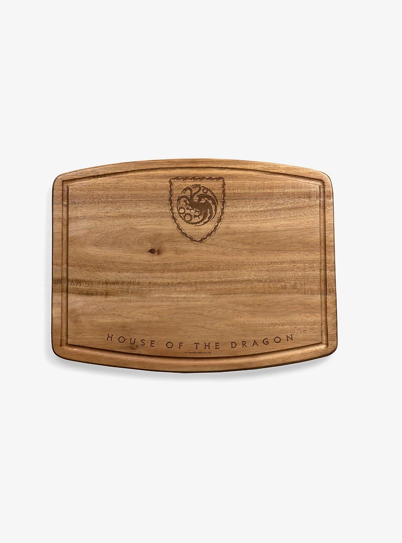House of the Dragon Ovale Acacia Cutting Board