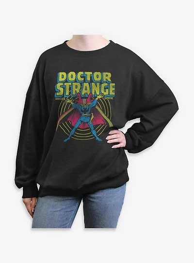 Marvel Doctor Strange Sorcerer Supreme Womens Oversized Sweatshirt