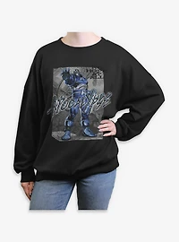 Marvel X-Men Apocalypse No Hope At All Womens Oversized Sweatshirt