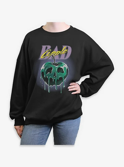 Disney Villains Bad Apple Womens Oversized Sweatshirt