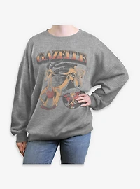 Disney Zootopia Gazellegant Womens Oversized Sweatshirt