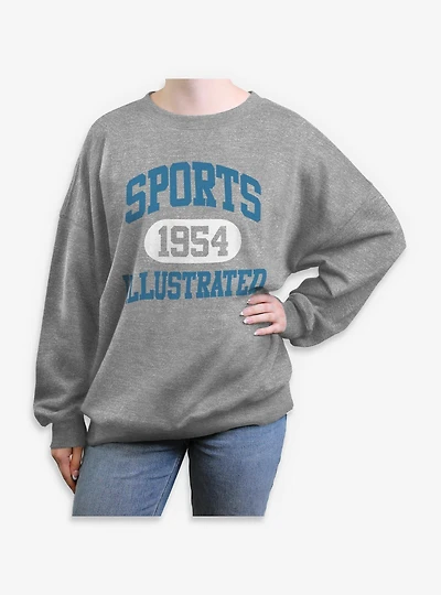 Sports Illustrated 1954 Collegiate Womens Oversized Sweatshirt