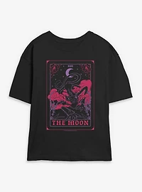Poppy Playtime Catnap The Moon Tarot Womens Skimmer T-Shirt