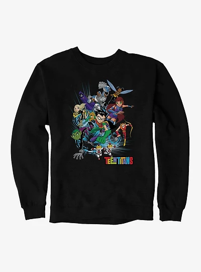 Teen Titans Group Attack Sweatshirt