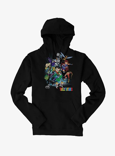 Teen Titans Group Attack Hoodie