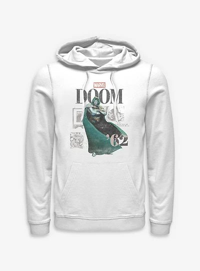 Marvel Dr. Doom Scene Comic Collage Hoodie