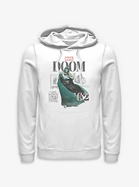 Marvel Dr. Doom Scene Comic Collage Hoodie