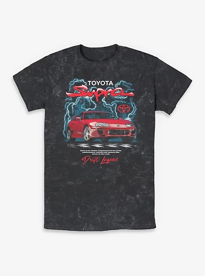 Toyota Supra Drift Legend Mineral Wash T-Shirt