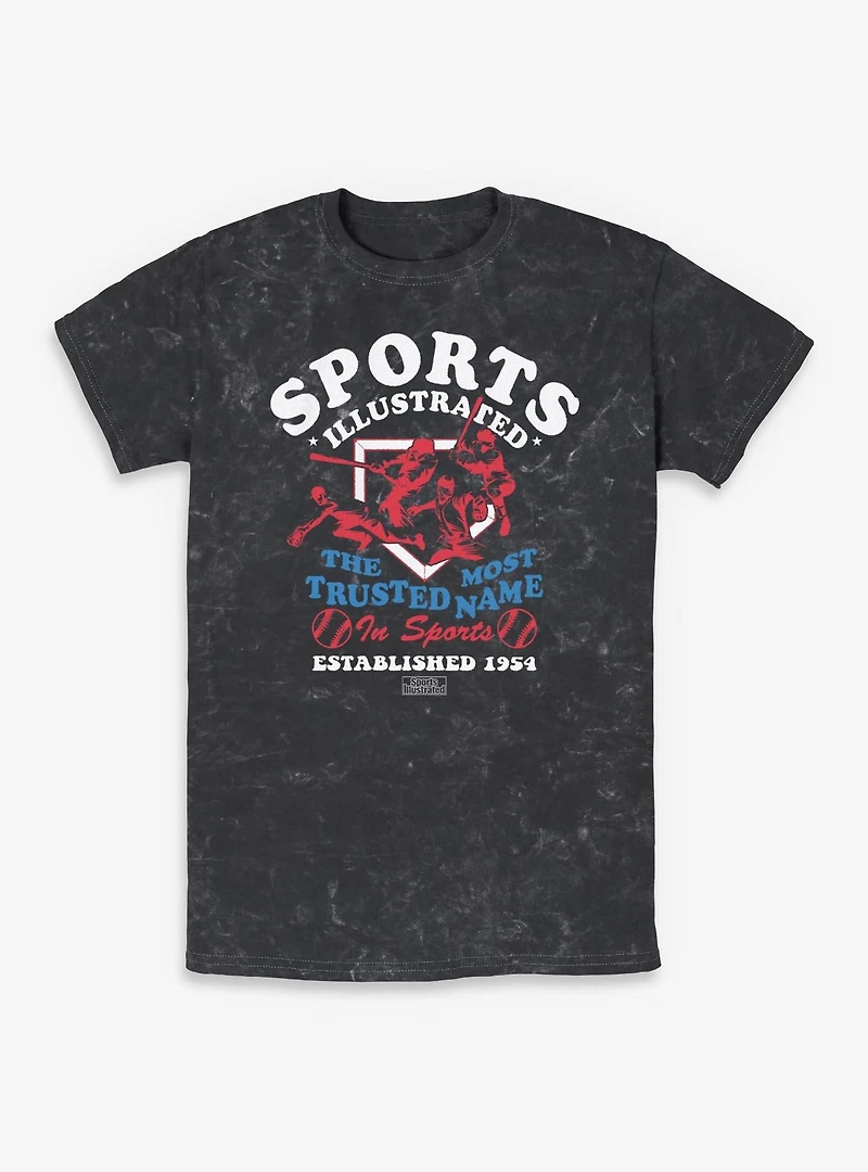 Sports Illustrated Most Trusted Name Baseball Mineral Wash T-Shirt