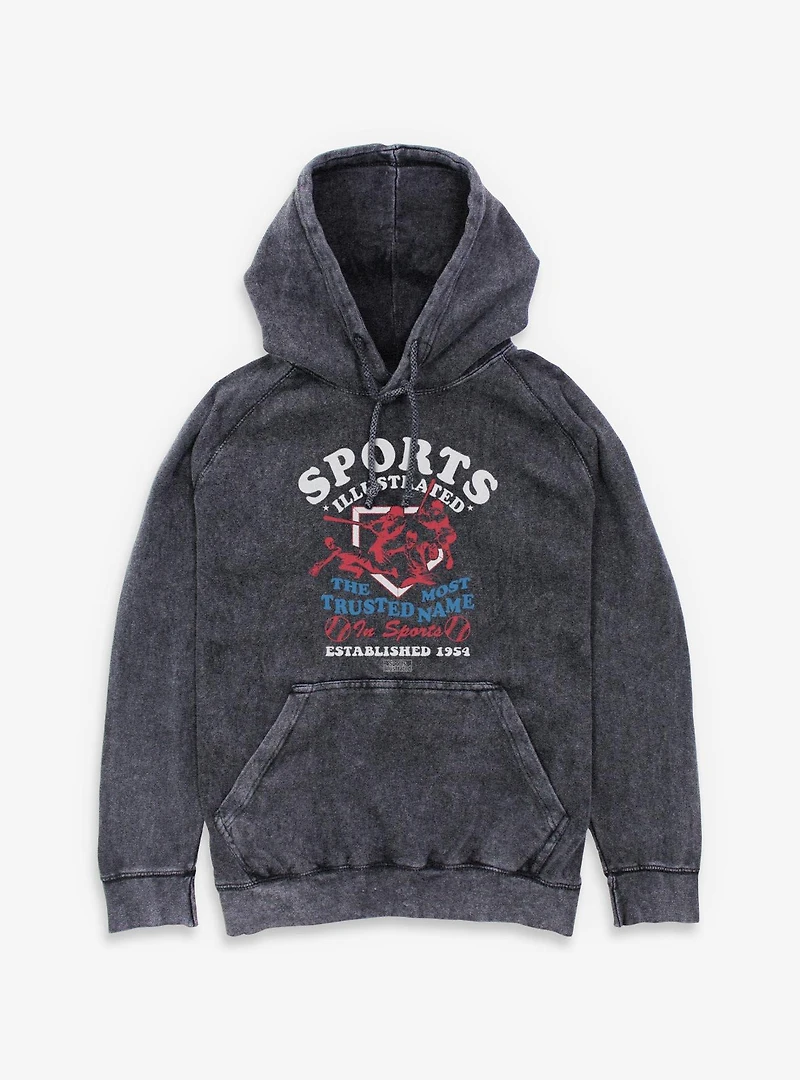 Sports Illustrated Most Trusted Name Baseball Mineral Wash Hoodie