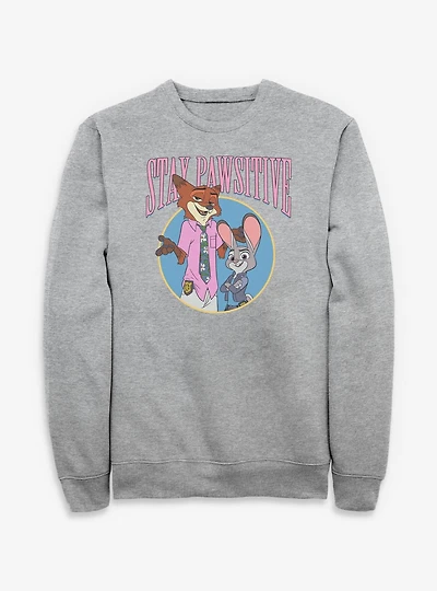 Disney Zootopia 2 Hopps Wilde Pawsitive Sweatshirt