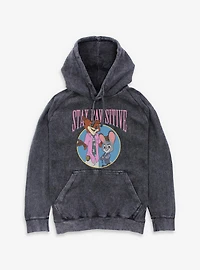 Disney Zootopia 2 Hopps Wilde Pawsitive Mineral Wash Hoodie