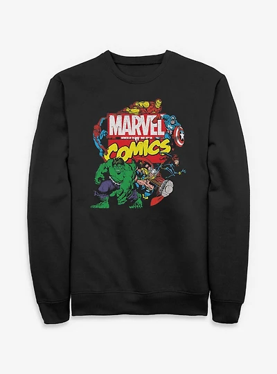 Marvel Comics Classic Logo Avengers Sweatshirt