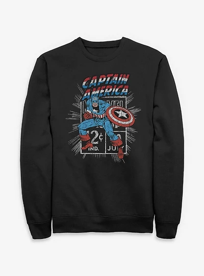 Marvel Captain America Stamp Sweatshirt