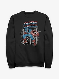 Marvel Captain America Stamp Sweatshirt