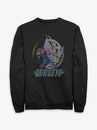 Marvel Hawkeye Pointing Bow Sweatshirt