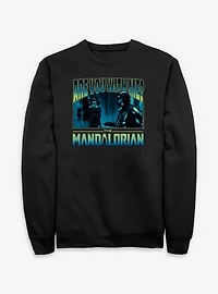Star Wars The Mandalorian Are You With Me Grogu Sweatshirt